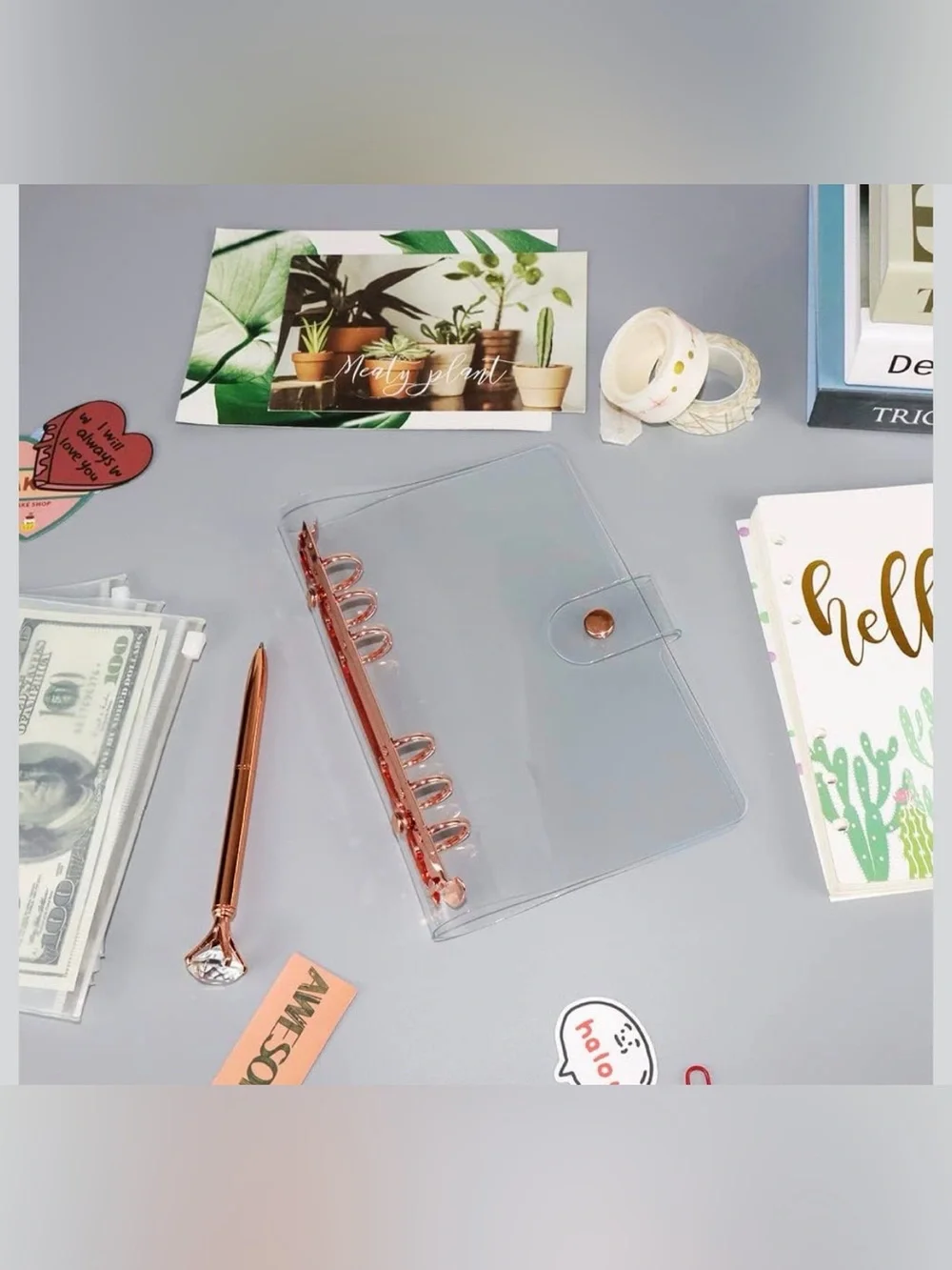Binder A6 Rose Gold 6ring